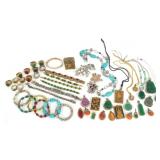 GOLD-TONE & SILVER-TONE COSTUME JEWELRY