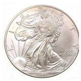 1999 US SILVER EAGLE $1 COIN - UNC