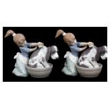 LLADRO PORCELAIN FIGURINES - LOT OF 2