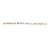 14K WHITE & YELLOW GOLD 0.04 CTW DIAMOND EARRINGS