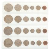 1976 US CLAD BICENTENNIAL COIN SETS IN WHITMAN CAS
