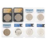 US 40% SILVER & CLAD $1 EISENHOWER $1 COINS NGC, P