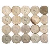 US 40% SILVER 50C KENNEDY HALF DOLLAR COINS - $10
