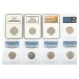 US 25C COMMEMORATIVE COINS NGC, PCGS