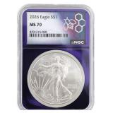 2026 US SILVER EAGLE $1 COIN NGC MS70 TRADERBEA CO