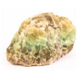 RAW GREEN CALCITE CRYSTAL - 14.8 LBS