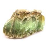 RAW GREEN CALCITE CRYSTAL - 14.7 LBS