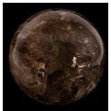 SMOKY QUARTZ CRYSTAL BALL - 9 IN. DIAMETER