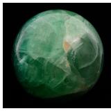 GREEN FLUORITE QUARTZ CRYSTAL BALL