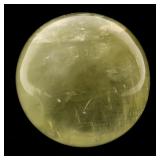 CITRINE QUARTZ CRYSTAL BALL - 9 IN. DIAMETER