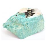 AMAZONITE ROUGH CUT STONE W/ TOURMALINE - 23.7 LBS