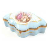 19th C. ANGELICA KAUFFMAN PORCELAIN DRESSER BOX