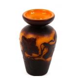 DELATTE NANCY CAMEO GLASS VASE