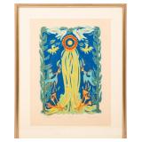 NANCY CARROLL "TRUMPETS FOR MY FRIEND" LITHOGRAPH