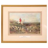 HEYWOOD HARDY "THE FIND" FRAMED PRINT