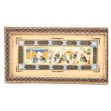 PERSIAN PAINTING ON CAMEL BONE