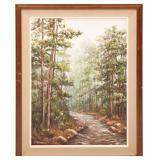 CLARENCE DREISBACH MIST IN MOUNTAIN HOME PAINTING