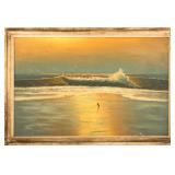 AL BLACK FLORIDA HIGHWAYMEN ROUGH WAVES PAINTING