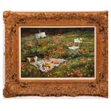 20TH CENTURY PLEIN AIR OIL ON CANVAS PAINTING