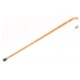 CROOK HANDLE WALKING CANE WITH STERLING CAP