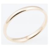 14K YELLOW GOLD COMFORT FIT WEDDING BAND