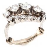 LADIES 14K GOLD DIAMOND RING 1.62ctw