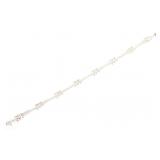 14K WHITE GOLD DIAMOND FASHION BRACELET