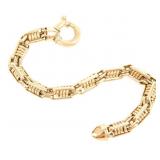 14K YELLOW GOLD MILROS FASHION BRACELET