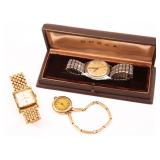 LADIES WRISTWATCHES - LOT OF 3 INCLUDING OMEGA