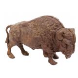 CAST IRON BISON BANK