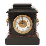 E. INGRAHAM CO. BLACK MANTLE CLOCK