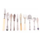 SILVER PLATED SERVING PIECES - LOT OF 10