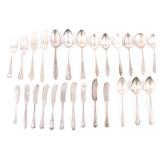 SILVER PLATED FLATWARE - SPOONS, FORKS, SPREADERS