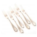 MAUSER CO. STERLING SILVER OYSTER FORKS - LOT OF 6