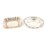 REED & BARTON STERLING SILVER NUT BOWL & ASH TRAY
