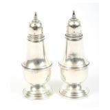 STERLING SILVER SALT & PEPPER SHAKERS