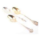 STERLING SILVER DEMITASSE SPOONS - LOT OF 3