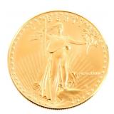 1986 US GOLD $50 AMERICAN EAGLE COIN