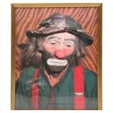 EMMETT KELLY WEARY WILLIE SIGNED PHOTOGRAPH