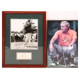 ARNOLD PALMER & BYRON NELSON PHOTOS - AUTOGRAPHED