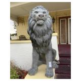 Large Bronze Lion Statue