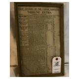 Antique, July 6, 1876 Newspaper Account of