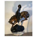 "The Outlaw" by Frederic Remington, Bronze Statue