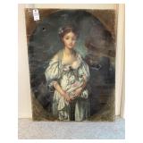 "The Broken Pitcher " by Jean-Baptiste Greuze,