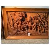 Vintage Carving , "Joseph Looking For Jesus "