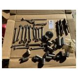 Wrenches, Assorted Sockets, Large Drill Bits