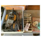 Desalt Drill Bits with Misc Metal Tools