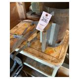 Vintage Metal Tin and Table