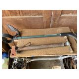 Vintage Tire Pump , Metal Barrel