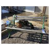 Antique Lawn Tractor & Children